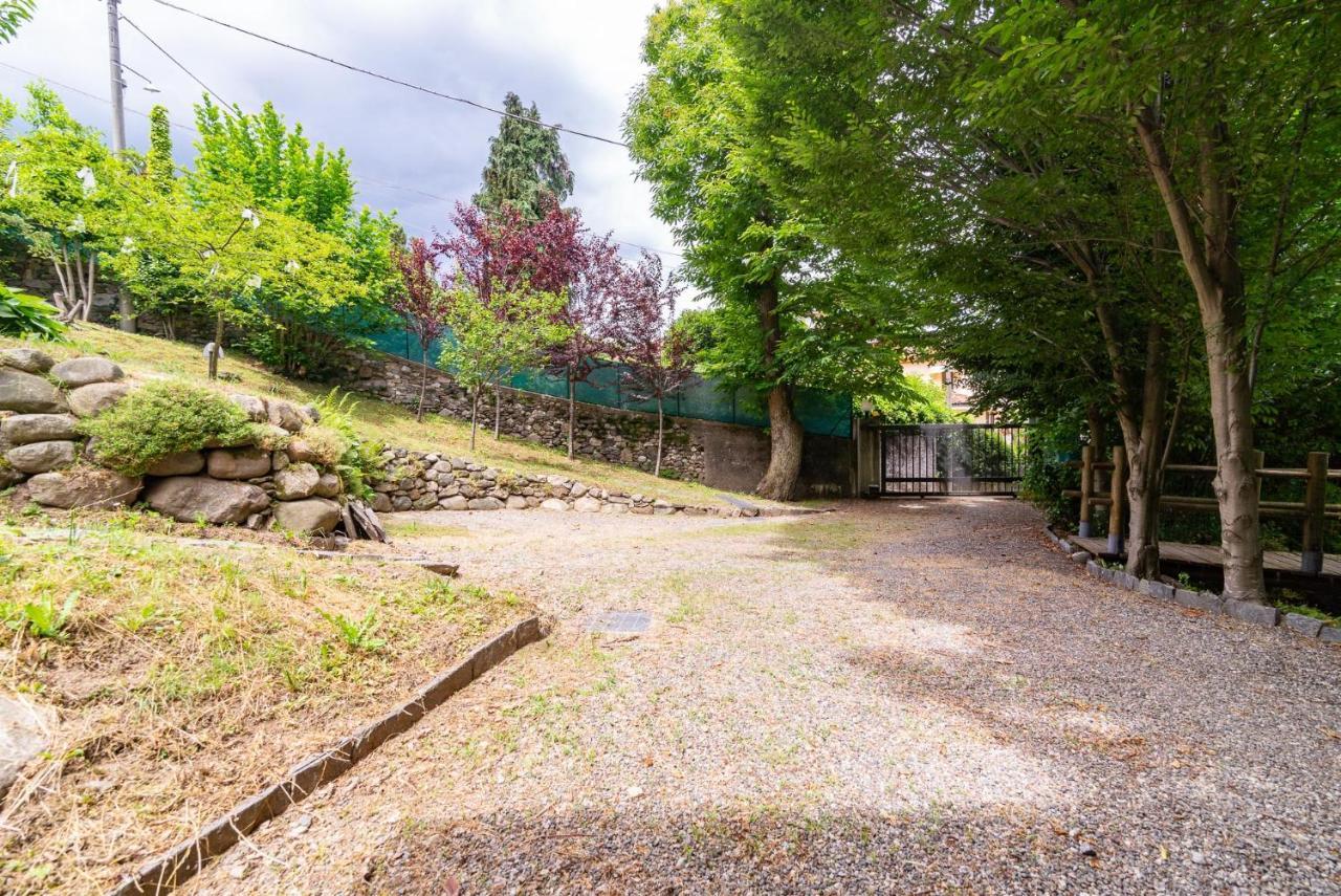 L'Ortensia Della Villa Isabella, Camera Con Vista Lago, Balcone Sul Parco E Bagno Esclusivo All'Esterno Della Camera Stresa Exteriör bild