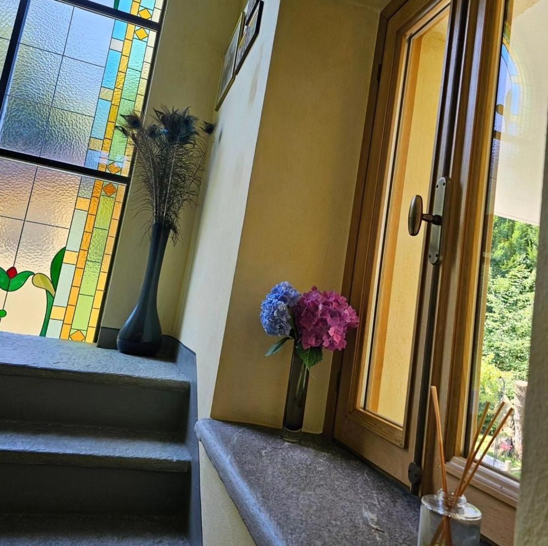 L'Ortensia Della Villa Isabella, Camera Con Vista Lago, Balcone Sul Parco E Bagno Esclusivo All'Esterno Della Camera Stresa Exteriör bild